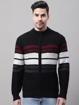 Cantabil - Striped Black Sweater For Men