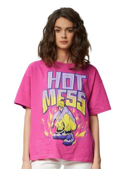 The Souled Store - TSS Originals Hot Mess Cotton Women Oversized T-shirts