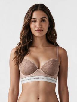 Guess - Mauve Blended Solid Women Bra