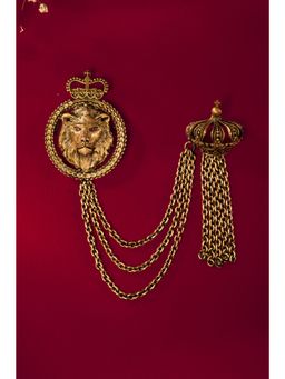 Cosa Nostraa - Luxe Lion Brooch