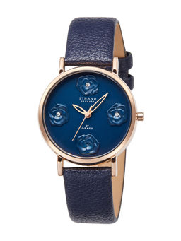 Strand by Obaku - Womens Petal Navy Blue Quartz Watch (M)
