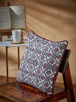 Fabindia - Trushita Cotton Printed Cushion Cover