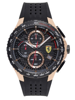 Scuderia Ferrari - Black Pista Round Dial Analog Watch - 0830728