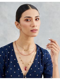 Fabindia - Gold Silver Short Necklace