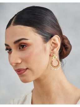 Fabindia - Silver Chandbali Earrings