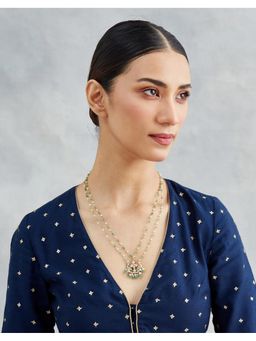 Fabindia - Silver Multi-Color Long Necklace