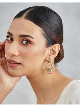 Fabindia - Silver Chandbali Earrings