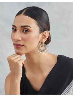 Fabindia - Silver Chandbali Earrings