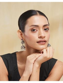 Fabindia - Silver Jhumka Earrings