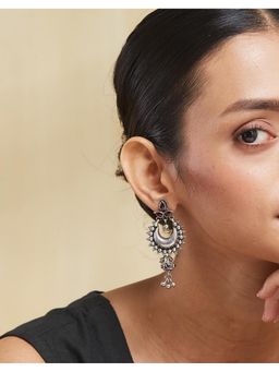 Fabindia - Silver Chandbali Earrings