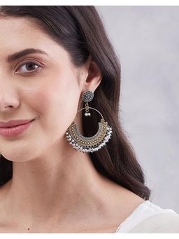 Fabindia - Silver Chandbali Earrings
