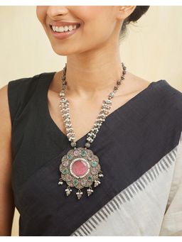Fabindia - Metal Multi-Color Long Necklace