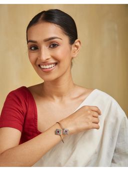 Fabindia - Pink Silver Adjustable Kada