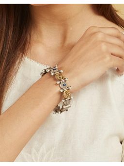 Fabindia - Multi-Color Metal Openable Bangle (2.6)
