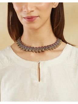 Fabindia - Metal Multi-Color Short Necklace