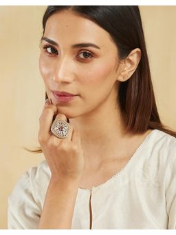 Fabindia - Multi-Color Metal Adjustable Ring