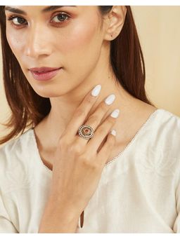 Fabindia - Multi-Color Metal Adjustable Ring