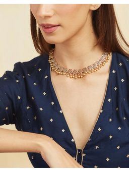 Fabindia - Metal Multi-Color Short Necklace