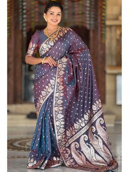 SGF11 - Women Kanjeevaram Handloom Saree with Unstitched Blouse