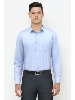 Peter England - Men Blue Regular Fit Formal Shirt