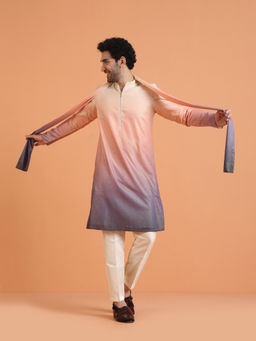 KISAH - Men's Pink Ombre Dupatta