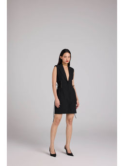 Qua - Hourglass Waistcoat Dress