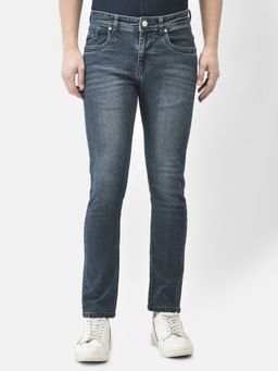 CRIMSOUNE CLUB - Mens Navy Blue Jeans