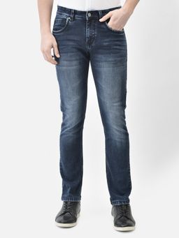 CRIMSOUNE CLUB - Mens Blue Light Fade Jeans