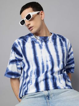 Free Authority - Multi-Color Tie & Dye Oversize T-Shirt for Men