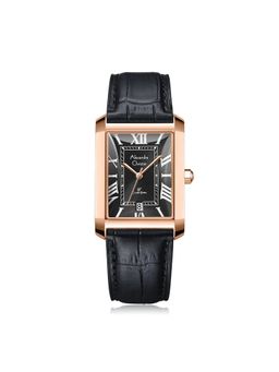 Alexandre Christie - Men Classic Steel Black Dial Analog Watch - 8714MDLRGBA (M)