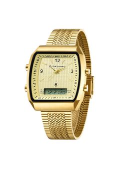 Giordano - Men Quartz Gold Dial Analog Watch - GZ-50219 (M)