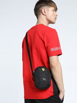 Puma - Black Scuderia Ferrari Race Motorsport Men's Portable Sling Bag