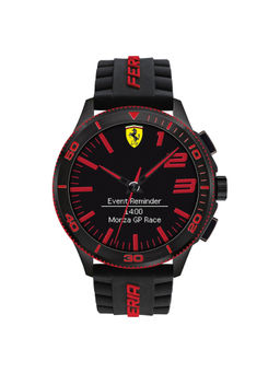 Scuderia Ferrari - Black Dial Round Analog Watch-0830375