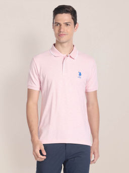 U.S. POLO ASSN. - Solid Slim Fit Polo T-Shirt