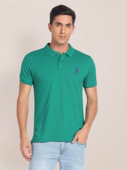 U.S. POLO ASSN. - Solid Pique Polo T-Shirt