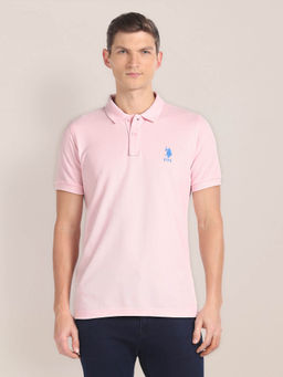 U.S. POLO ASSN. - Short Sleeve Solid Polo T-Shirt