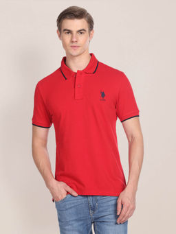 U.S. POLO ASSN. - Tipped Collar Slim Fit Polo T-Shirt