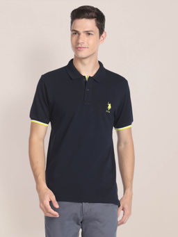 U.S. POLO ASSN. - Solid Cotton Polo T-Shirt
