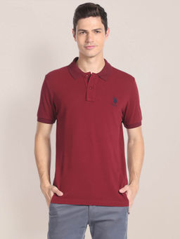 U.S. POLO ASSN. - Solid Cotton Polo T-Shirt