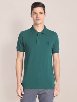U.S. POLO ASSN. - Solid Cotton Polo T-Shirt