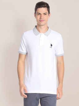 U.S. POLO ASSN. - Solid Cotton Polo T-Shirt