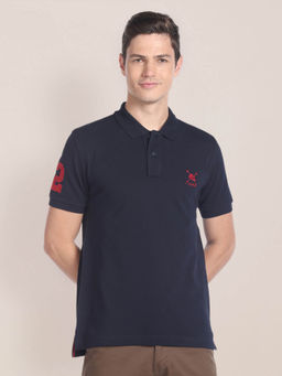 U.S. POLO ASSN. - Solid Slim Fit Polo T-Shirt