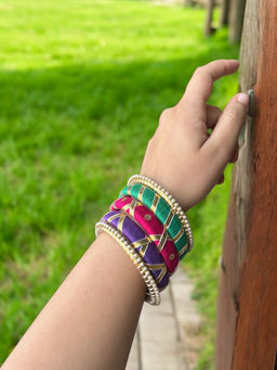 Jewelwati - Royal Glow Bangle Stack