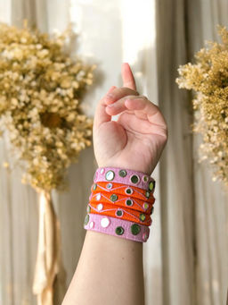 Jewelwati - Bubble Pop Bangles Set Of 5