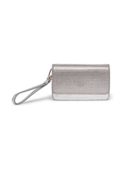 Anne Klein - Crystalized Mini Flap Crossbody Sling Bag with Detachable Strap