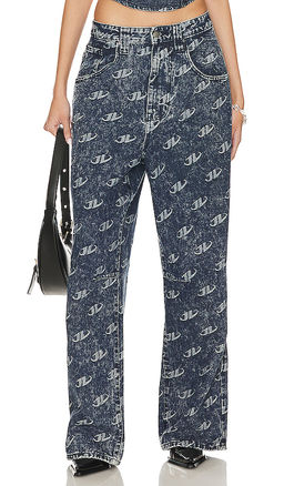 Jaded London - Monogram Baggy Pants