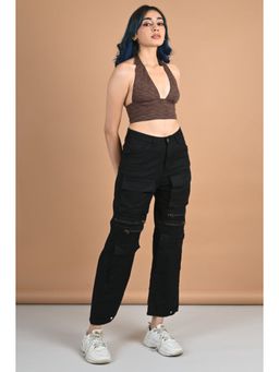 FREAKINS - Black Utility Straight Pants
