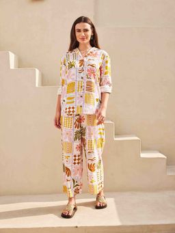HOUSE OF SAL - Multicolor Pina Printed Co-Ord (Set of 2)
