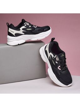 Campus - Twirl Women Black Sneakers