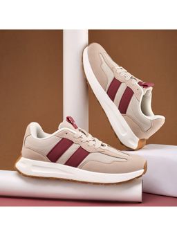 Campus - GRIT Women Beige Sneakers